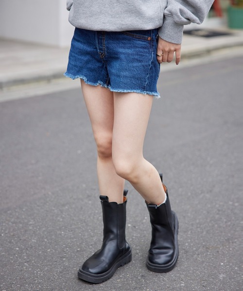 Levi's(リーバイス)の「【Levi's】501R ORIGINAL SHORT SALSA T3 SHAKER(デニムパンツ・レディース・ネイビー・24cm/26cm)」の6枚目の写真