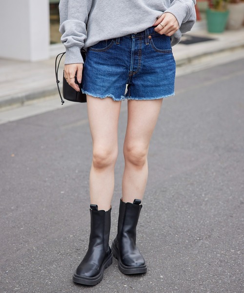 Levi's(リーバイス)の「【Levi's】501R ORIGINAL SHORT SALSA T3 SHAKER(デニムパンツ・レディース・ネイビー・24cm/26cm)」の9枚目の写真
