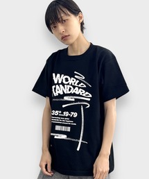 WORLD STANDARD（ワールドスタンダード）の「WORLD STANDARD/ワールドスタンダード ロゴプリント 半袖Tシャツ WSHT-003（Tシャツ/カットソー）」