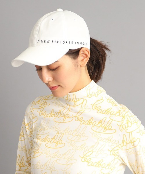 adabat（アダバット）の「◆メッセージロゴデザイン キャップ（キャップ・レディース・ダークネイビー/レモンイエロー/ホワイト・00）」の12枚目の写真