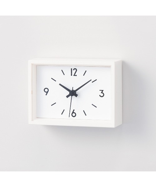 無印良品（ムジルシリョウヒン）の「駅の時計・ミニ　ＭＪ－ＷＣＪＳＭ２（置時計・メンズ・ホワイト・mini）」の3枚目の写真