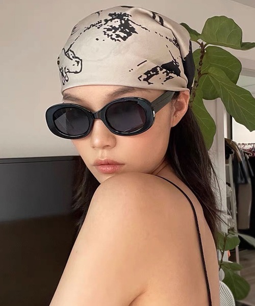 Theater code(シアターコード)の「▲cat eye sunglasses/キャットアイサングラス Y2K(サングラス・メンズ・ブラック/ブラウン・FREE)」の2枚目の写真