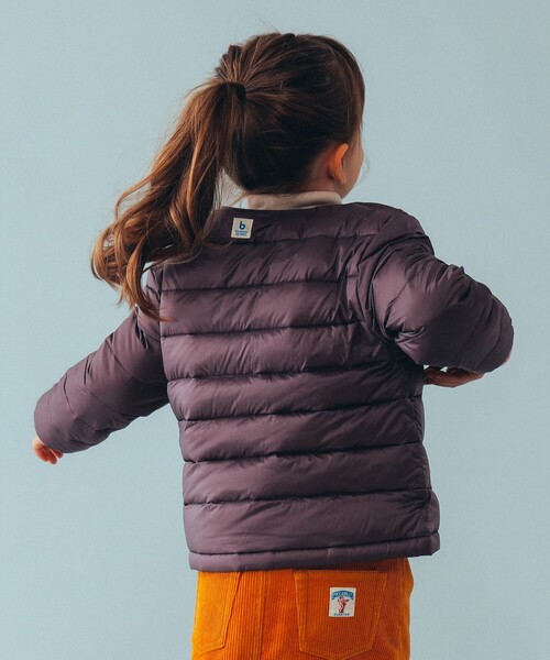 こども ビームス（コドモビームス）の「こども ビームス / インナーダウン ブルゾン 23（100～160cm）（ダウンジャケット/コート・キッズ・ダークグリーン/パープル・100/110/120/130/140/150/160）」の8枚目の写真