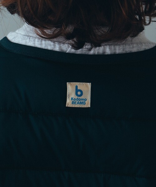 こども ビームス（コドモビームス）の「こども ビームス / インナーダウン ブルゾン 23（100～160cm）（ダウンジャケット/コート・キッズ・ダークグリーン/パープル・100/110/120/130/140/150/160）」の17枚目の写真