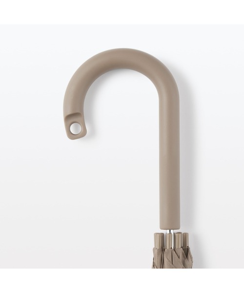 無印良品(ムジルシリョウヒン)の「しるしのつけられる 傘(長傘・レディース・ベージュ・60cm)」の2枚目の写真