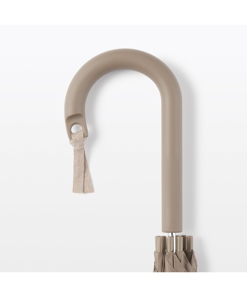 無印良品(ムジルシリョウヒン)の「しるしのつけられる 傘(長傘・レディース・ベージュ・60cm)」の7枚目の写真