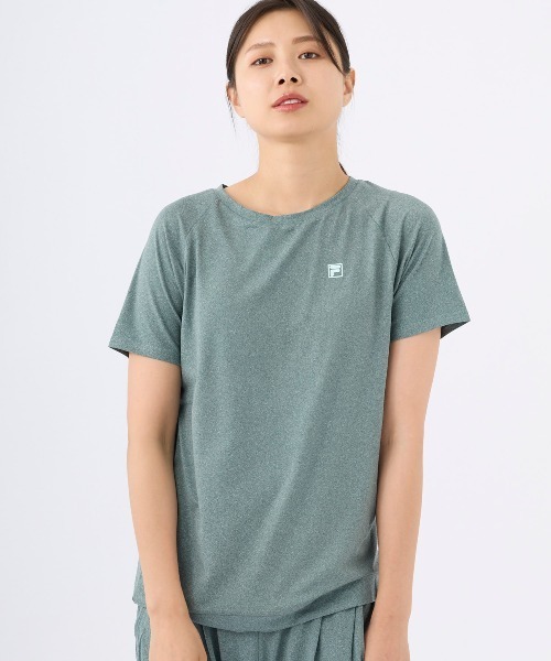 セール】【FILA:フィラ】レディースベア天竺Tシャツ ヨガ