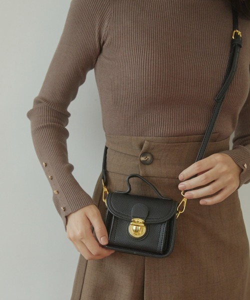 ACYM（アシーム）の「Vintage micro shoulder バッグ（ショルダーバッグ・レディース・ブラウン/ブラック・FREE）」の16枚目の写真