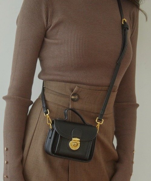 ACYM（アシーム）の「Vintage micro shoulder バッグ（ショルダーバッグ・レディース・ブラウン/ブラック・FREE）」の15枚目の写真