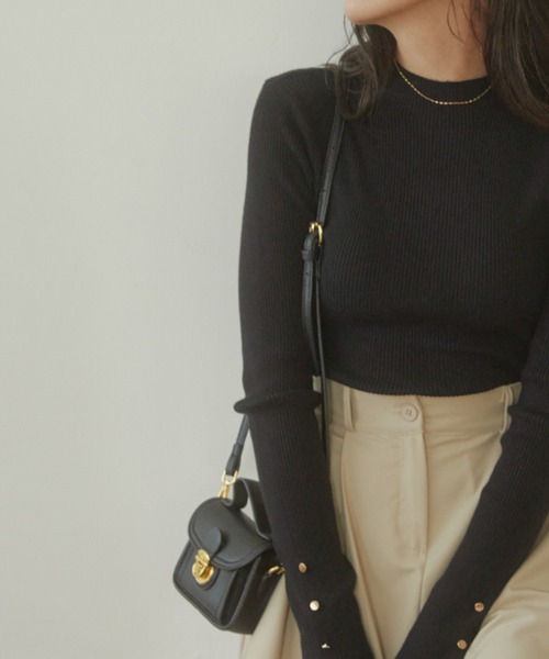 ACYM（アシーム）の「Vintage micro shoulder バッグ（ショルダーバッグ・レディース・ブラウン/ブラック・FREE）」の8枚目の写真