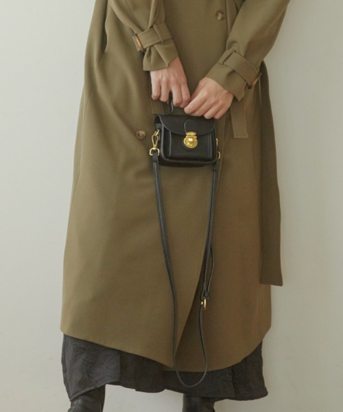 ACYM（アシーム）の「Vintage micro shoulder バッグ（ショルダーバッグ・レディース・ブラウン/ブラック・FREE）」の7枚目の写真