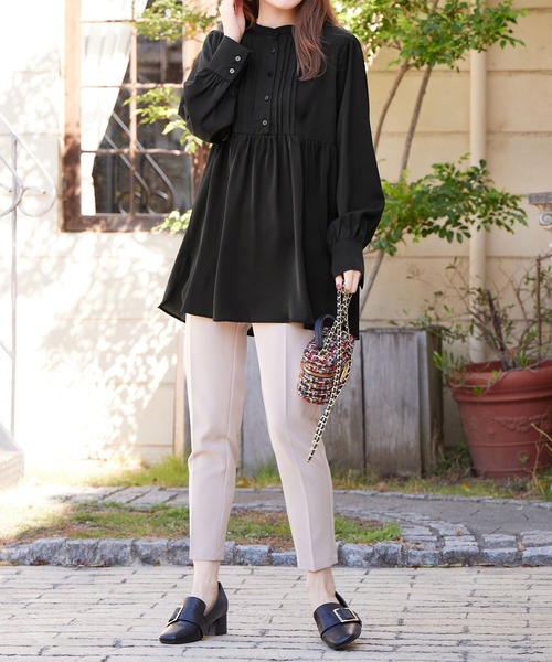 alotta（アロッタ）の「ピンタックブラウスチュニック（チュニック