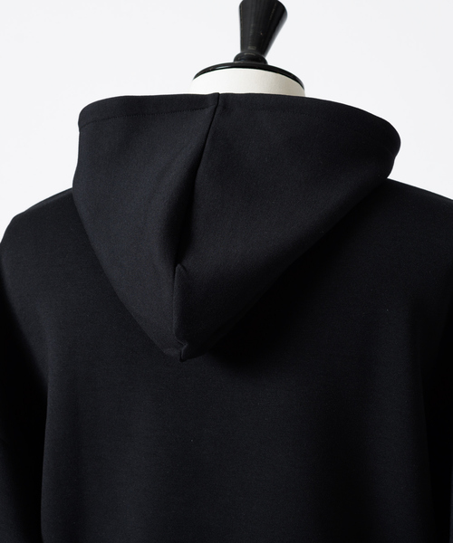 MYSELF ABAHOUSE（マイセルフアバハウス）の「ソフトクッション ダンボールニット プルオーバー パーカー（パーカー・メンズ・ブラック/グレイッシュベージュ/チャコールグレー/ダークグリーン/アイボリー・L/LL/M）」の14枚目の写真