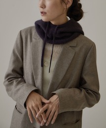 SALON adam et rope' | フォックスウールバラクラバ(ストール/ショール)