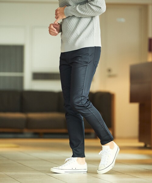 ABAHOUSE GRAY(アバハウスグレイ)の「【ハイパーストレッチ】5ポケット イージーパンツ(その他パンツ・メンズ・ネイビー/ブラック/チャコールグレー/ライトグレー/グレイッシュベージュ/モカ/グレイッシュブルー/ホワイト・46/50/48)」の7枚目の写真