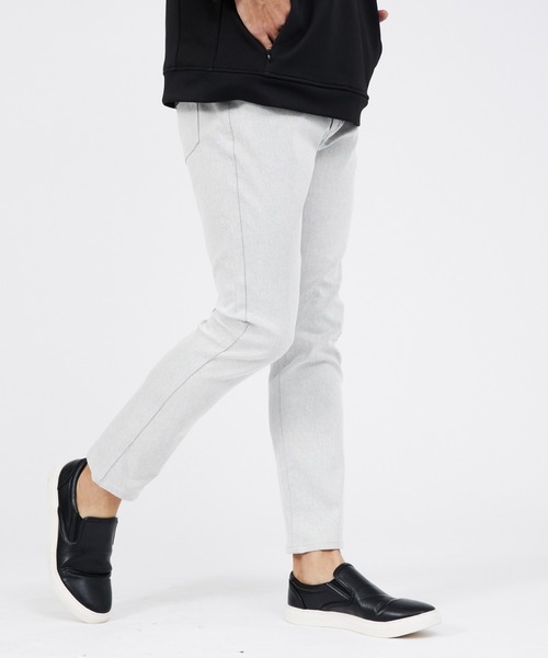 ABAHOUSE GRAY(アバハウスグレイ)の「【ハイパーストレッチ】5ポケット イージーパンツ(その他パンツ・メンズ・ネイビー/ブラック/チャコールグレー/ライトグレー/グレイッシュベージュ/モカ/グレイッシュブルー/ホワイト・46/50/48)」の4枚目の写真