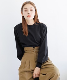 mysty woman | 【WEB限定カラー有】ボリュームスリーブハイネックニット　978476(ニット/セーター)