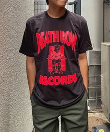 THE BAREFOOT | 【 Death Row Records / デス・ロウ・レコード 】 Death Row Records Tシャツ NSZ(Tシャツ/カットソー)