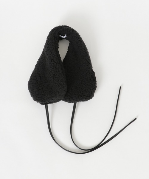 SMELLY（スメリー）の「ストラップボアイヤーマフ（イヤーマフ・レディース・ベージュ/ブラック・FREE）」の17枚目の写真