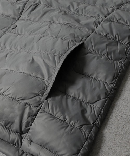 ZIP FIVE（ジップファイブ）の「【ZIP FIVE】 キルト Vネック インナー 中綿 ダウン ベスト 【撥水加工】（ダウンベスト・メンズ・ダークグレー/ネイビー/ブラック・LARGE/X-LARGE/MEDIUM）」の20枚目の写真