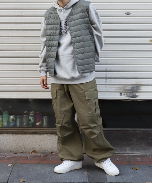 ZIP FIVE（ジップファイブ）の「【ZIP FIVE】 キルト Vネック インナー 中綿 ダウン ベスト 【撥水加工】（ダウンベスト・メンズ・ダークグレー/ネイビー/ブラック・LARGE/X-LARGE/MEDIUM）」の11枚目の写真