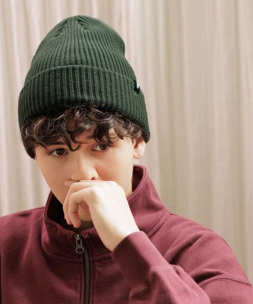 niko and...（ニコアンド）の「ワンポイントニットワッチ（ニットキャップ/ビーニー・メンズ・ブラック/パープル/オレンジ/グレー/グリーン/ホワイト・FREE）」の5枚目の写真