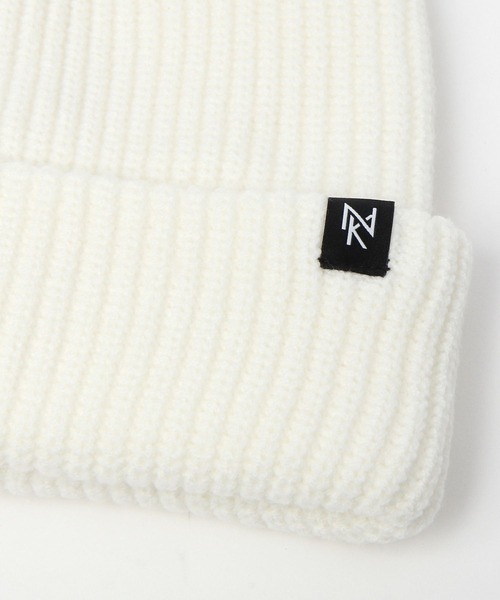 niko and...（ニコアンド）の「ワンポイントニットワッチ（ニットキャップ/ビーニー・メンズ・ブラック/パープル/オレンジ/グレー/グリーン/ホワイト・FREE）」の9枚目の写真