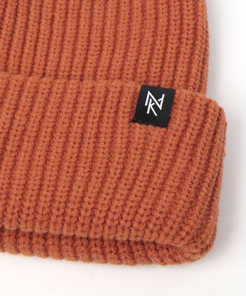 niko and...（ニコアンド）の「ワンポイントニットワッチ（ニットキャップ/ビーニー・メンズ・ブラック/パープル/オレンジ/グレー/グリーン/ホワイト・FREE）」の12枚目の写真