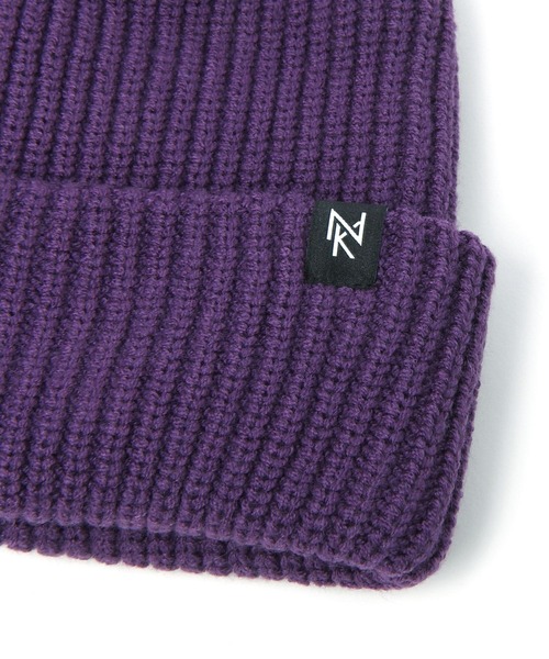 niko and...（ニコアンド）の「ワンポイントニットワッチ（ニットキャップ/ビーニー・メンズ・ブラック/パープル/オレンジ/グレー/グリーン/ホワイト・FREE）」の14枚目の写真