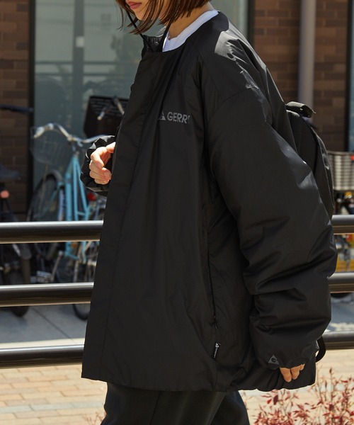 GERRY/ジェリー 別注 撥水ナイロンクルーネック中綿ブルゾン（ブルゾン