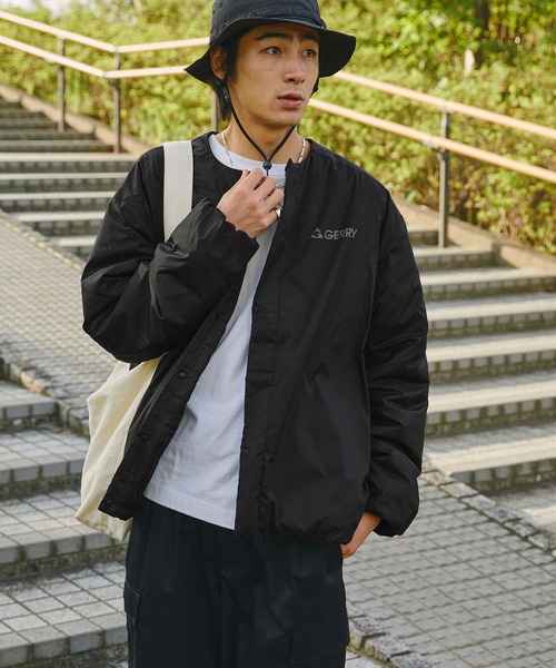 ワークスモック【USA製】90'sジェリー GERRY裏地付ナイロンプルオーバー