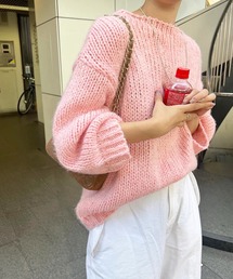 オーバーチュニックニットプルオーバー