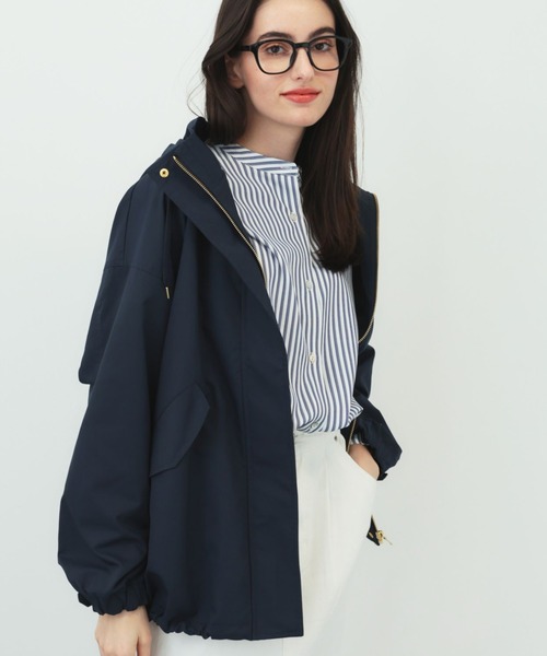 saloon（サルーン）の「SALOON(サルーン)/《再入荷・新色登場》マウンテンパーカー【手洗い可】（マウンテンパーカー・レディース・ブラック/カーキ/グレイッシュベージュ/ネイビー/グリーン系その他/チャコール/アクア/オフホワイト/ベージュ/グリーン系その他2/ブラウン・MEDIUM/SMALL）」の11枚目の写真