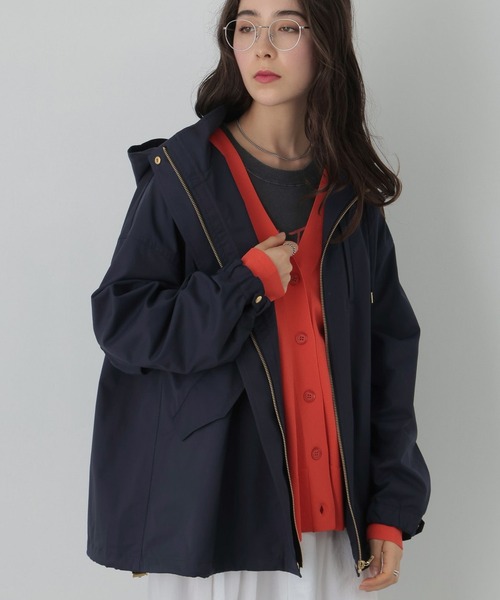 saloon（サルーン）の「SALOON(サルーン)/《再入荷・新色登場》マウンテンパーカー【手洗い可】（マウンテンパーカー・レディース・ブラック/カーキ/グレイッシュベージュ/ネイビー/グリーン系その他/チャコール/アクア/オフホワイト/ベージュ/グリーン系その他2/ブラウン・MEDIUM/SMALL）」の15枚目の写真