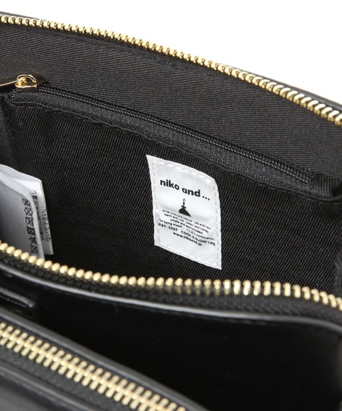 niko and...(ニコアンド)の「オリジナル3roomお財布ショルダーバッグ(ショルダーバッグ・レディース・ブラック/ベージュ・0)」の14枚目の写真
