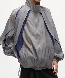 ROOPTOKYO | ▲DEFORMATION DESIGN JACKET/変形 デザインナイロンジャケット レイヤード Y2K(ナイロンジャケット)