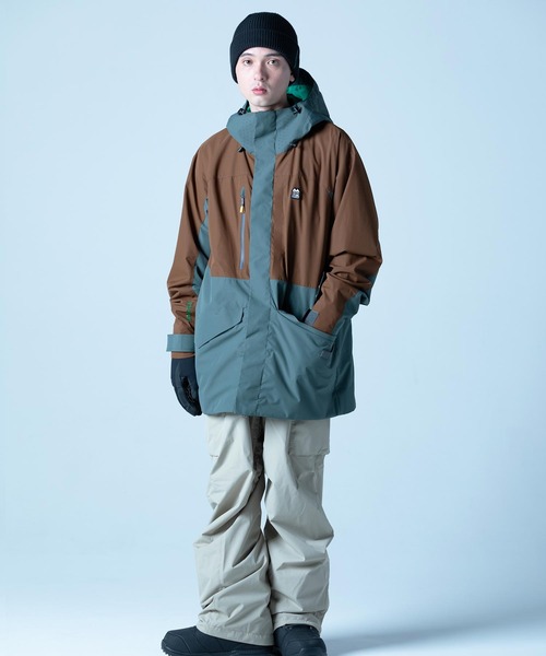 ダウンジャケットインハビタントブルー