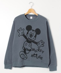 Disney（ディズニー）の「【DISNEY/ディズニー】ミッキーマウス裏起毛クルースウェット（スウェット・メンズ）」