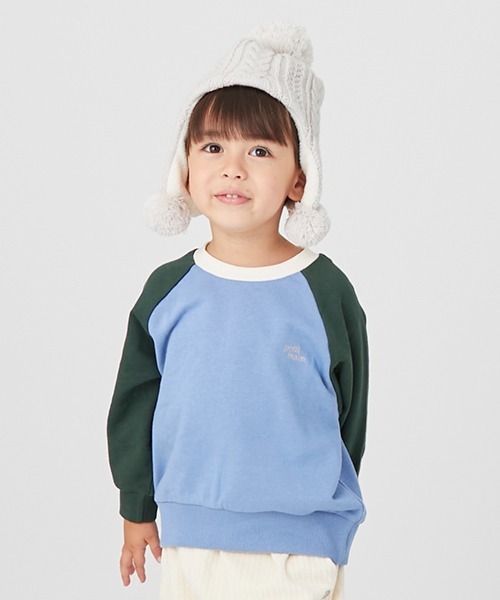 petit main（プティマイン）の「【プティプラ】BOYS長袖トレーナー（スウェット・キッズ・ダークブラウン/ライトグリーン/アイボリー/クリーム/レッド/ブルー/ホワイト系その他/ネイビー・80ｃｍ/90cm/110cm/120cm/130cm/100cm）」の7枚目の写真