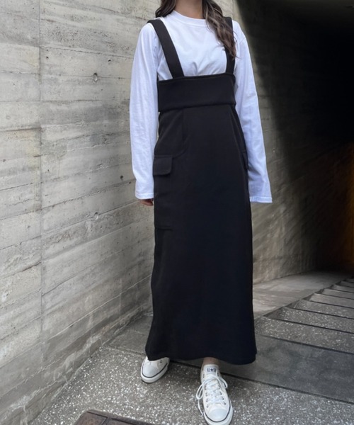 ハイウエストフロントZIPジャンスカ（スカート）｜SallyLunn（サリーラン）