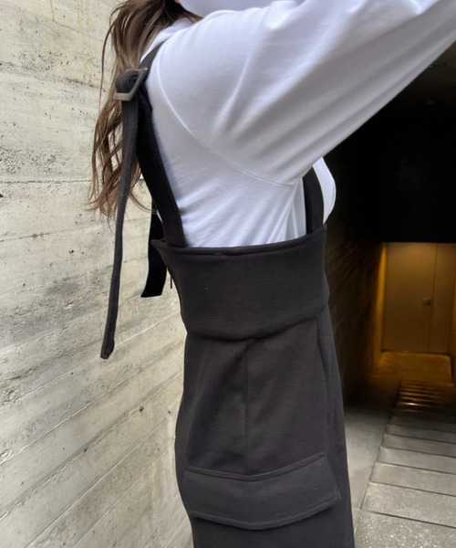 ハイウエストフロントZIPジャンスカ（スカート）｜SallyLunn（サリーラン）