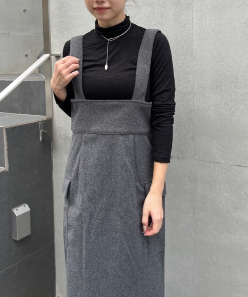 ハイウエストフロントZIPジャンスカ（スカート）｜SallyLunn（サリーラン）