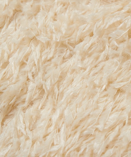 VIS（ビス）の「フェザーライクフリンジキャミソール（キャミソール・レディース・キナリ/グレー・FREE）」の16枚目の写真