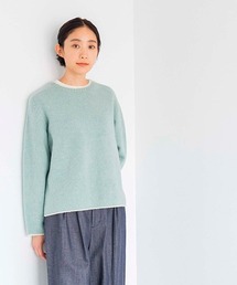 D（ディー）の「ラムウールカシミヤクルーネックセーター（ニット/セーター）」