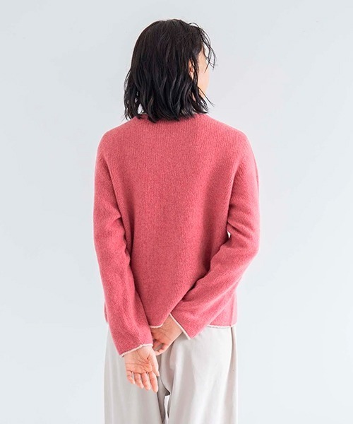 ラムウールカシミヤクルーネックセーター（ニット/セーター）｜D