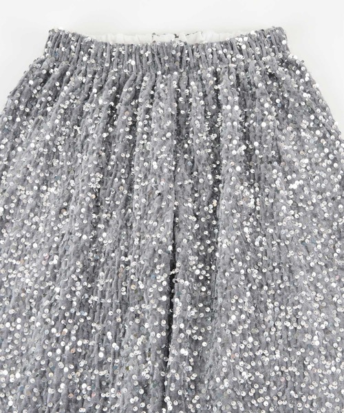 titivate スパンコールパンツ F シルバー titivate（ティティベイト）の「スパンコールパンツ（その他パンツ