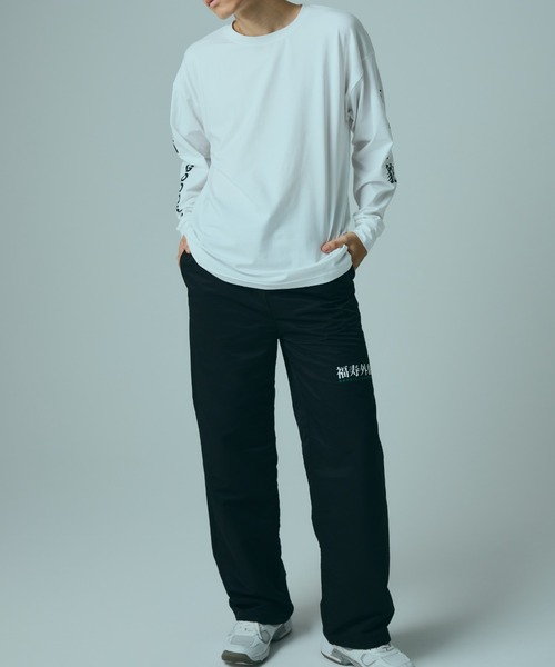 福寿外貌(フクジュガイボウ)の「【福寿外貌】オリジナルロゴロンT(Tシャツ/カットソー・レディース・ライトブルー/チャコールグレー/ホワイト/ライトグレー・フリー)」の7枚目の写真