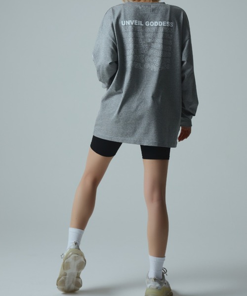 福寿外貌(フクジュガイボウ)の「【福寿外貌】オリジナルロゴロンT(Tシャツ/カットソー・レディース・ライトブルー/チャコールグレー/ホワイト/ライトグレー・フリー)」の14枚目の写真