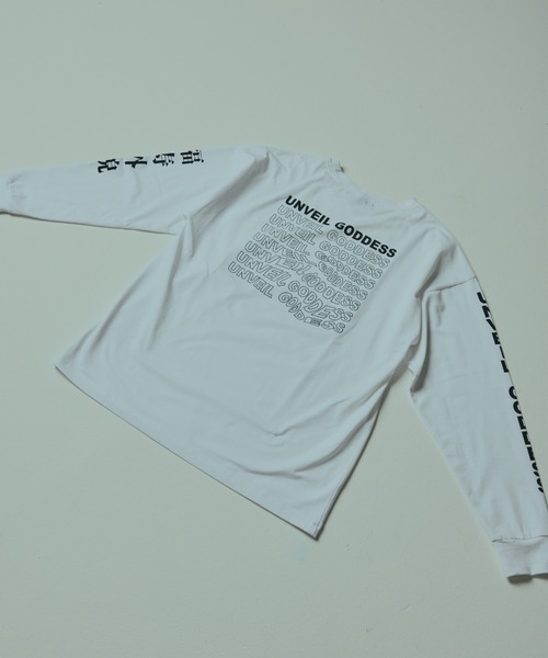 福寿外貌(フクジュガイボウ)の「【福寿外貌】オリジナルロゴロンT(Tシャツ/カットソー・レディース・ライトブルー/チャコールグレー/ホワイト/ライトグレー・フリー)」の21枚目の写真