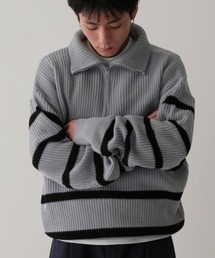 Bargiee（バージー）の「PANAP HALF ZIP KNIT（ニット/セーター）」